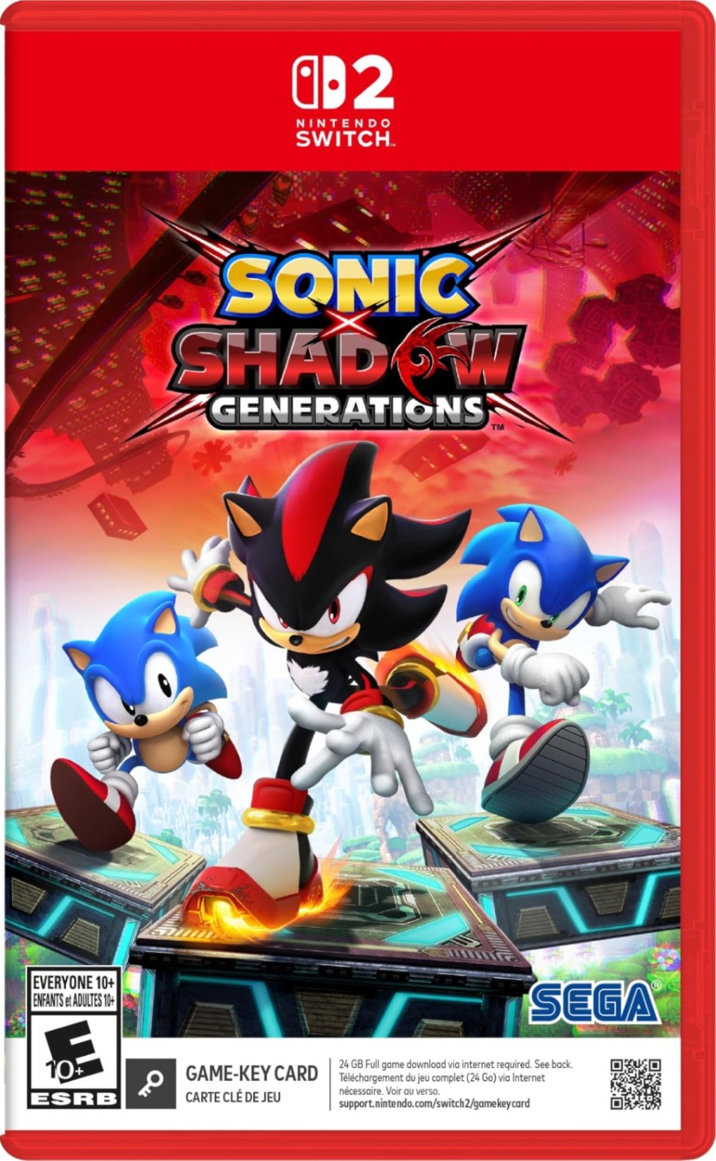 SONIC X SHADOW GENERATIONS - Mídia Digital - Nintendo Switch 2