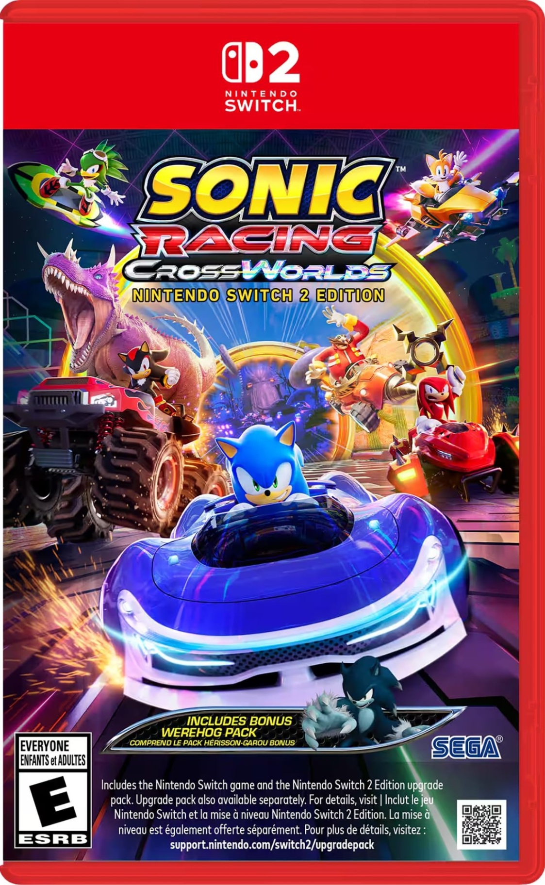Sonic Racing: CrossWorlds - Mídia Digital - Nintendo Switch 2