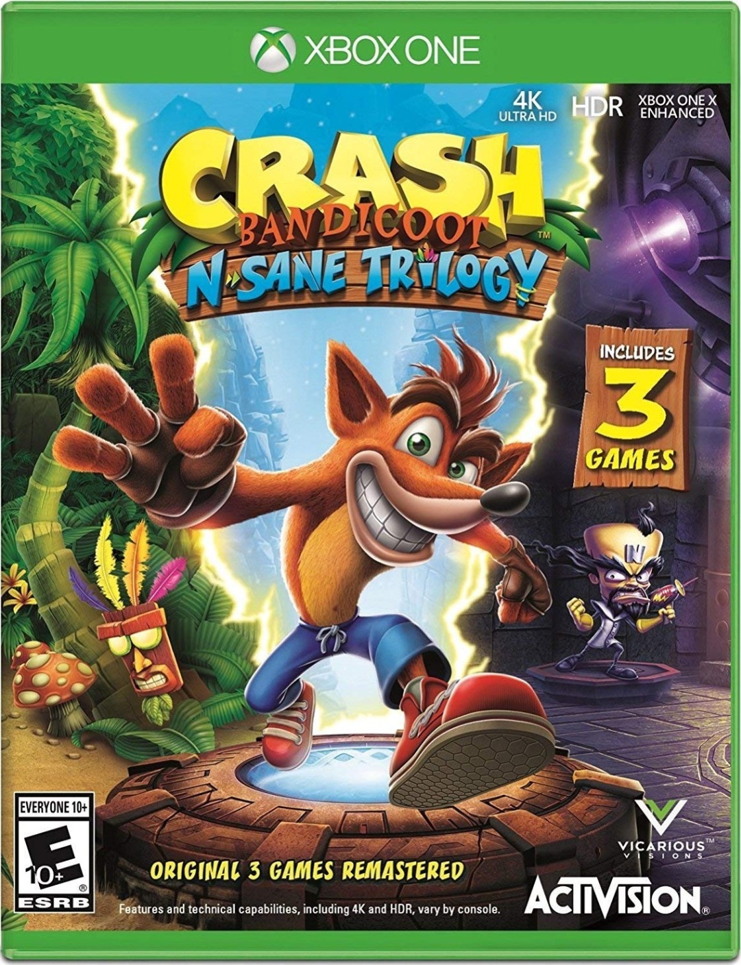 Crash Bandicoot Trilogy - MÍDIA PARENTAL XBOX ONE/SERIES SX