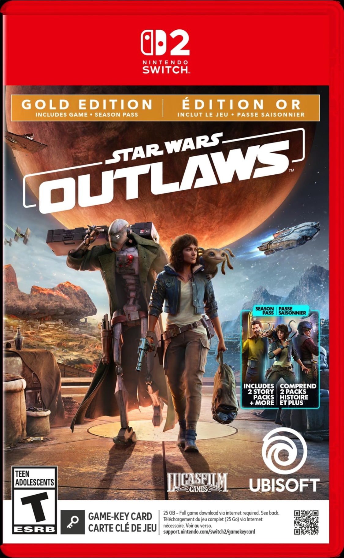 Star Wars Outlaws - Mídia Digital - Nintendo Switch 2