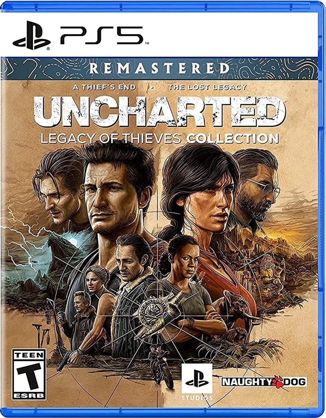 Uncharted 4 + The Lost Legacy - PS5 - Edição Padrão - Mídia Digital