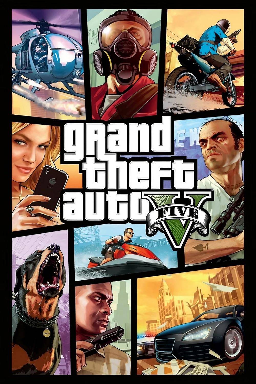 Grand Theft Auto V - PS5 - GTA 5 - Edição Padrão - Mídia Digital