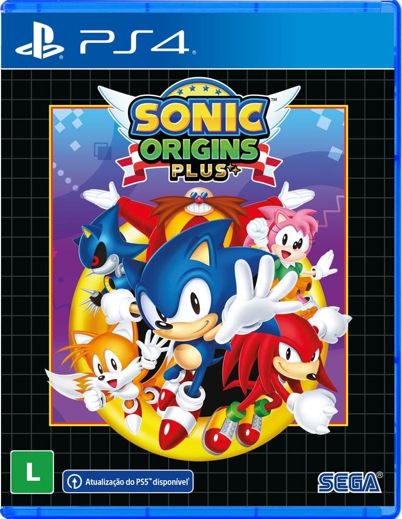 Sonic Origins - PS4 - Edição Padrão - Mídia Digital
