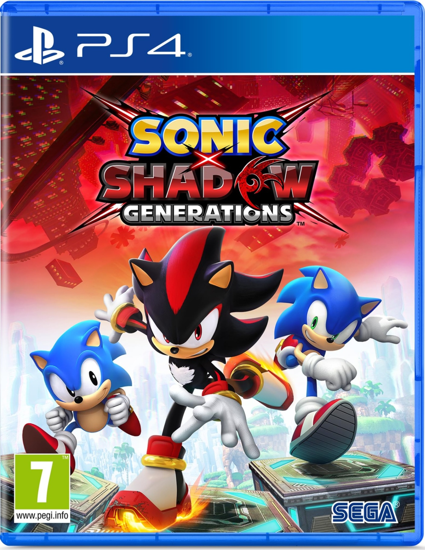 Sonic x Shadow Generations - Edição Padrão - PS4 - Mídia Digital