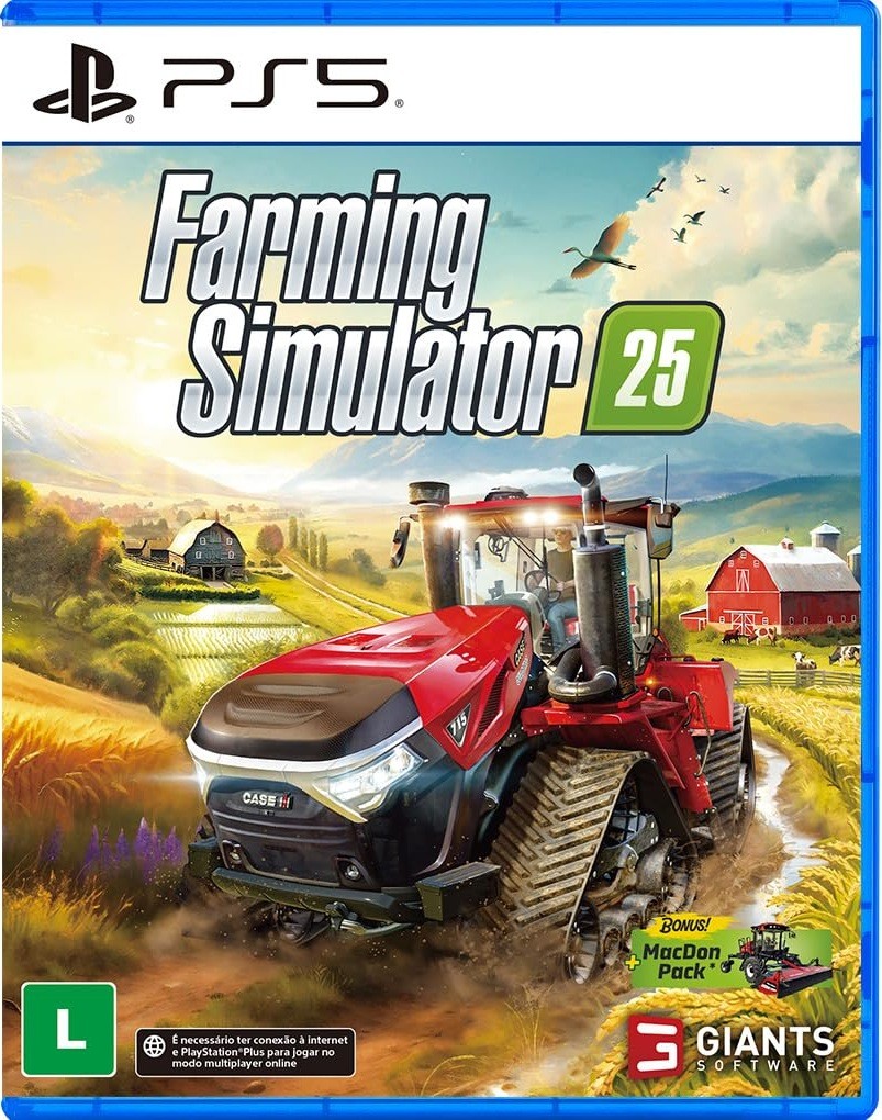 Farming Simulator 25 - PS5 - Edição Padrão - Mídia Digital