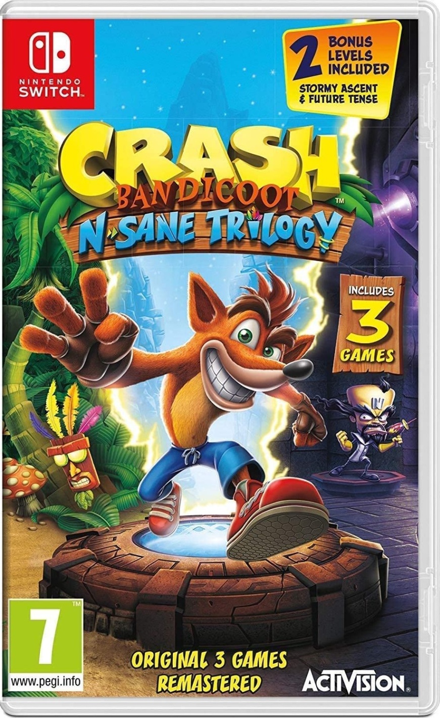 Crash Bandicoot N. Sane Trilogy - Mídia Digital - Nintendo Switch