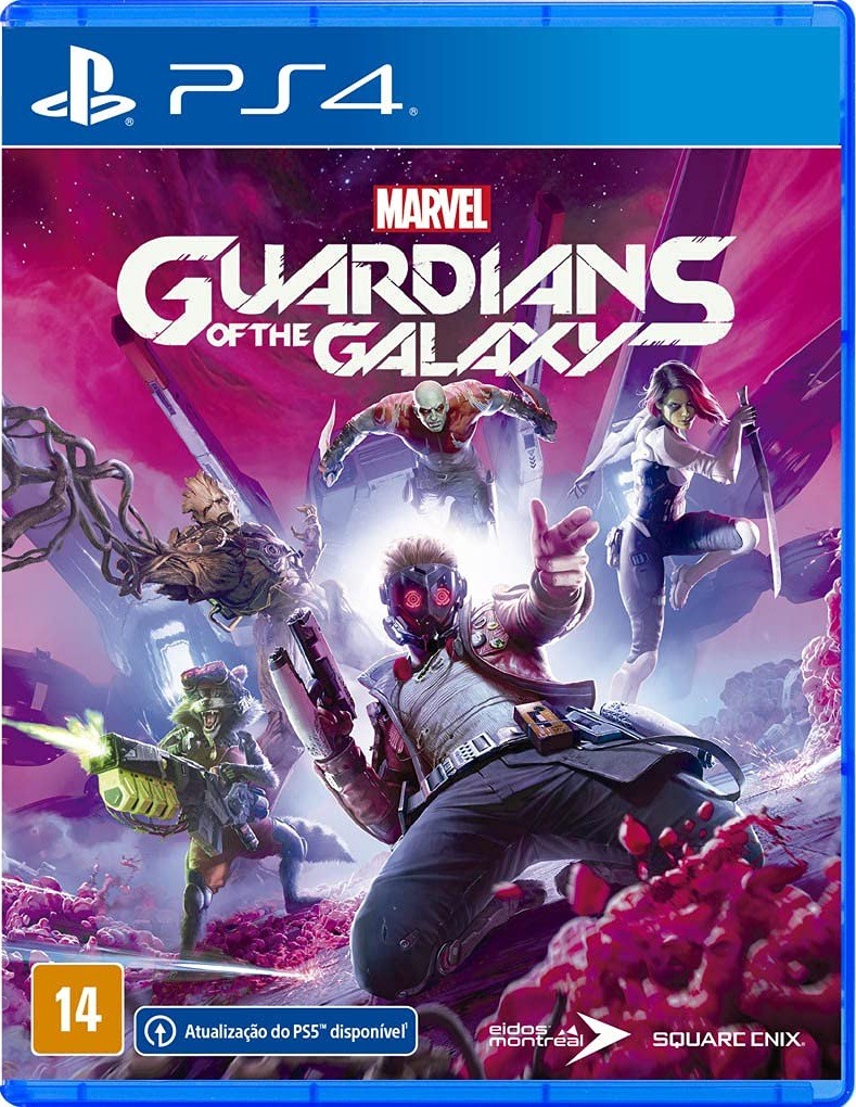 Guardiões da Galáxia da Marvel - PS4 - Edição Padrão - Mídia Digital
