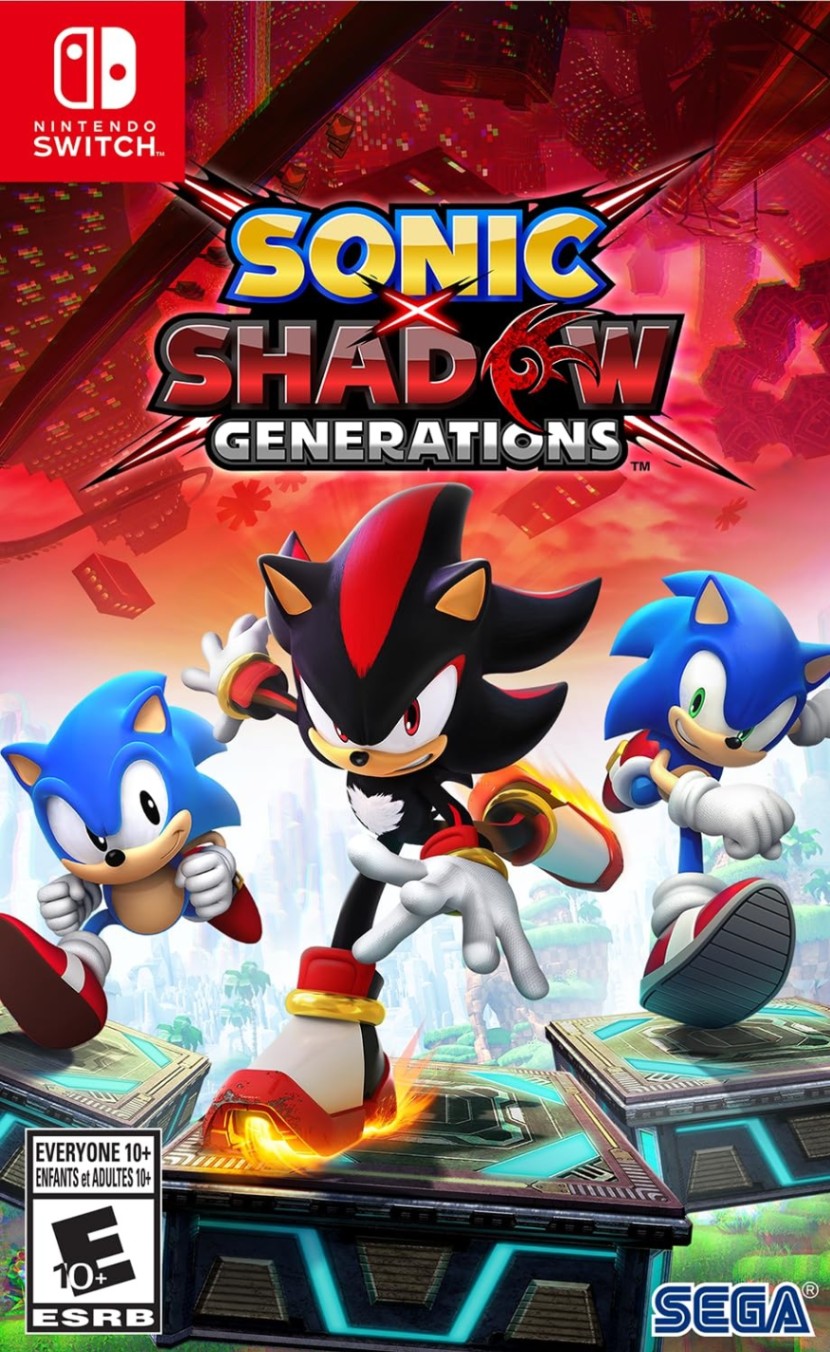 SONIC X SHADOW GENERATIONS - Mídia Digital - Nintendo Switch