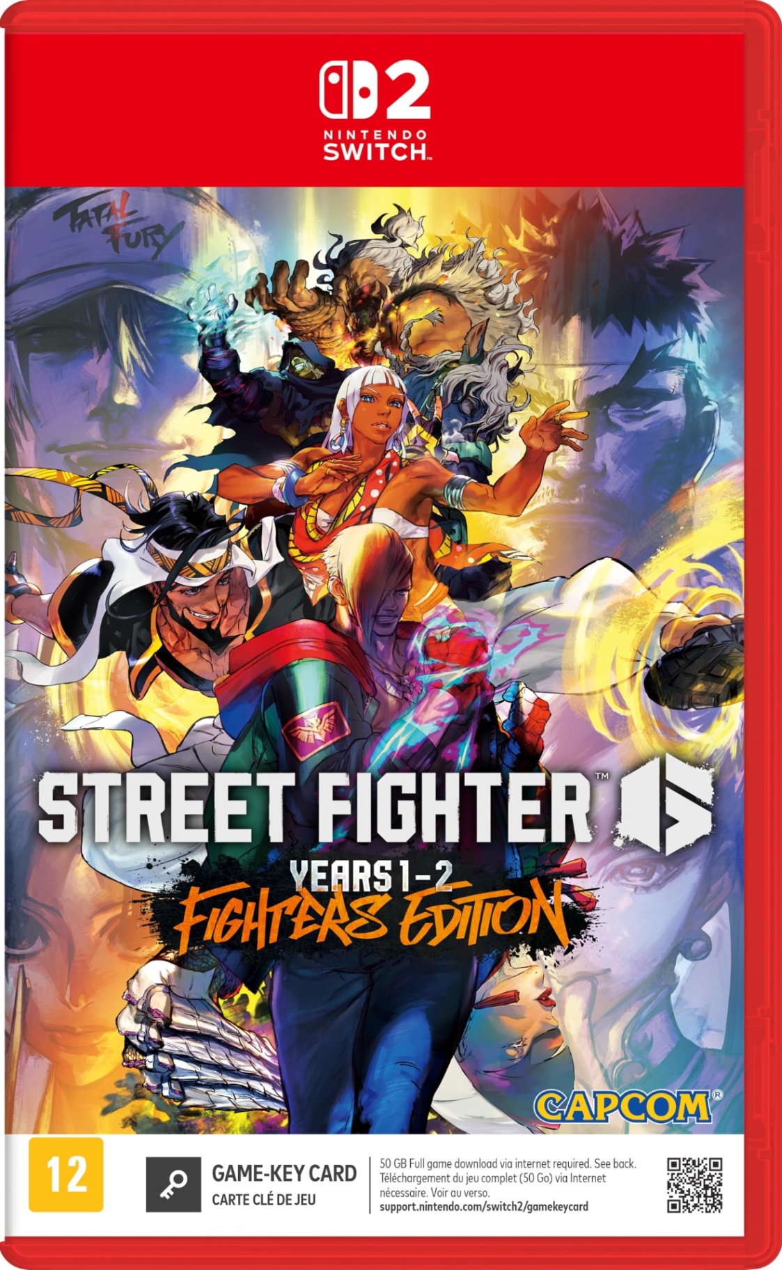 Street Fighter 6 Years 1-2 Fighters Edition - Mídia Digital - Nintendo Switch 2