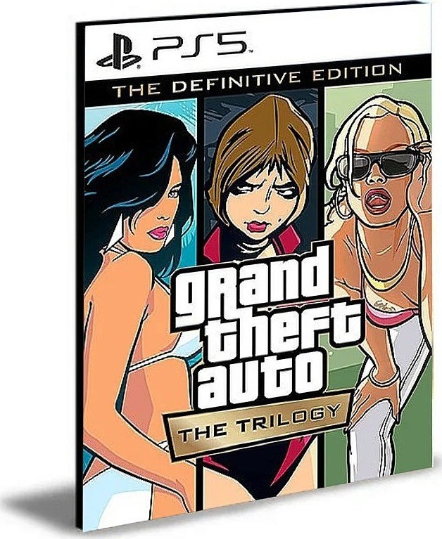 Gta - Grand Theft Auto - The Trilogy - PS5 - Edição Padrão - Mídia Digital